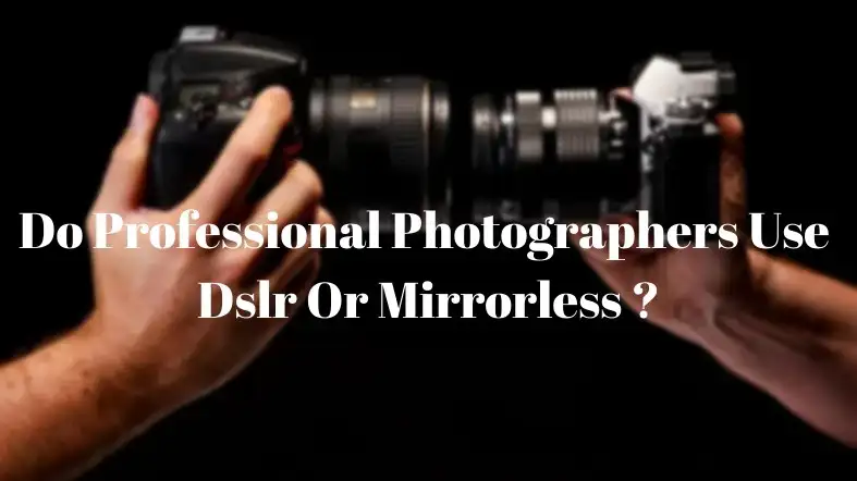 Do Professional Photographers Use Dslr Or Mirrorless